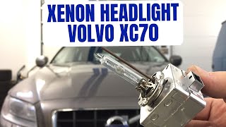 Volvo XC70  How to replace the xenon headlight bulb [upl. by Etep]