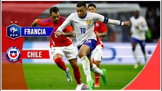 Francia 32 Chile  Amistoso 2024  Resumen [upl. by Tillfourd]