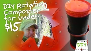 How To Make A DIY Rotating Composter From 2 Buckets [upl. by Victoir24]