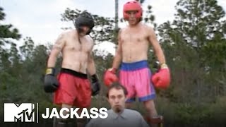 Stilt Boxing ft SteveO amp Ryan Dunn 2001  Jackass [upl. by Livvi]