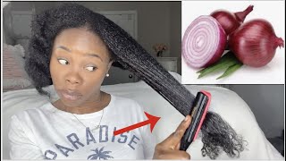 3 ways to use onions for massive Hair growth How to make onion juice and oil for long thick hair [upl. by Raveaux89]