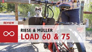 Review Riese amp Muller Load 60 amp Load 75 Full Suspension Cargo Bike [upl. by Mandy847]