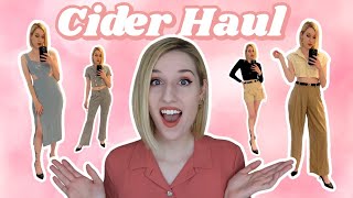 CIDER CLOTHING HAUL 2022  Honest Review amp TryOn [upl. by Skricki]