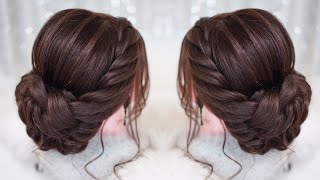 The most elegant hairstyles  Cute hairstyle idea [upl. by Ecnatsnok]