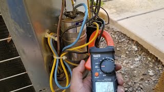 How to Check Amperage on Compressor and Fan Motor [upl. by Galanti]