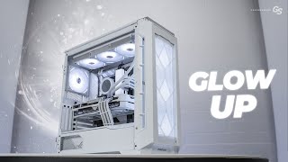 The Glow Up Phanteks P600S White Build [upl. by Celeski]