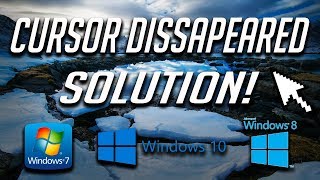 How to Fix quotMouse Cursor Disappearedquot in Windows 1087  2025 Solution [upl. by Attener]