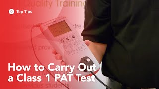 How to Carry Out a Class 1 PAT Test [upl. by Selie]