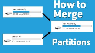 How to Merge Extend Partitions of an HDD SSD USB [upl. by Gustafson]