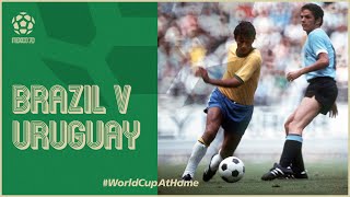 Brazil 31 Uruguay  Extended Highlights  1970 FIFA World Cup [upl. by Nace]