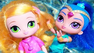 Shimmer amp Shine Leah Toy Review  Kids Crafts Tutorial [upl. by Kristan408]