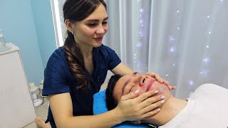 ASMR Soft Head and Face Massage [upl. by Lemrac]