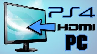 How to connect Playstation 4 with HDMI and PC with DVI to PC monitor [upl. by Carolus]