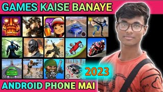 Apne Android phone mai game kaise banaye 2024  game banana sikhe hindi me  How to make game [upl. by Quent]