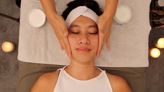 3 Hours of Calming Deep Sleep and Relaxation ASMR Whisper Facials [upl. by Arvo54]