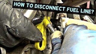 HOW TO DISCONNECT FUEL LINE FUEL LINE REMOVAL TOOL [upl. by Ahsimak]