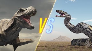 Titanoboa VS TRex [upl. by Sommers]