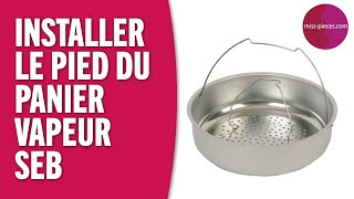 Comment installer le pied du panier vapeur Seb pour autocuiseur [upl. by Yrffoeg400]