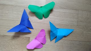 Como hacer mariposas de Papel  Origami [upl. by Abigael111]