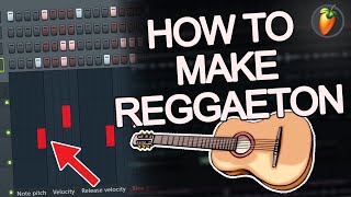 How To Make Reggaeton Beats In FL Studio Making A Beat From Scratch [upl. by Eciral]