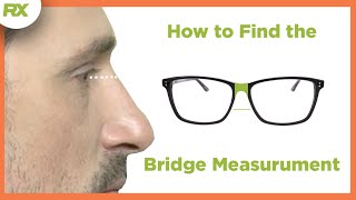 How to Find the Bridge Size for your Glasses [upl. by Atsyrc]