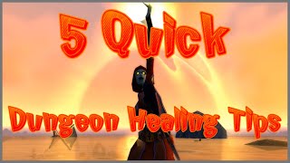 5 Quick Dungeon Healing Tips  WoW Classic Priest Leveling [upl. by Eiuqcaj]