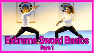 Sword Strikes amp Blocks Tutorial  Extreme Sword Basics Part 1 [upl. by Sseb]