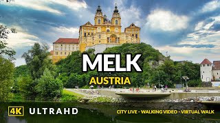 4K Walking tour in Melk Austria  Benedictine abbey [upl. by Helmer]