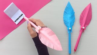 Easy Origami Paper Pen  Paper Craft  DIY Origami crafts  Origami paper craft  Origami Hacks [upl. by Marshall208]