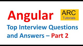 Angular Interview Question and Answers with Live Examples  Part 2  Angular Interview Questions [upl. by Leandre803]