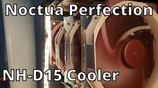 The PERFECT alignment of Noctua fans on my NHD15 cooler  3 fan heatsink  Corsair 4000d airflow [upl. by Ivgnout]