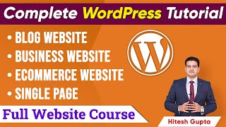 WordPress Tutorial for Beginners Hindi  WordPress Full Course FREE  WordPress Website Kaise Banaye [upl. by Pennebaker742]