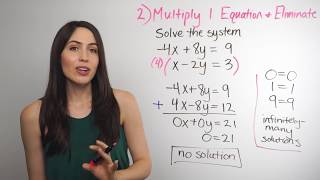 Solving Systems of Equations Elimination Method NancyPi [upl. by Ailekahs]