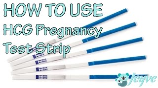 How to use HCG Pregnancy Test Strip by Jeyve [upl. by Geiss]