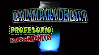 Lámpara de lava casera Experimentos caseros fáciles [upl. by Eidnac11]