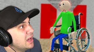 WHY IS BALDI IN A WHEELCHAIR  Baldis Basics [upl. by Yreva848]