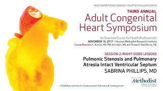 Pulmonic Stenosis and Pulmonary Atresia Intact Ventricular Septum SABRINA PHILLIPS MD [upl. by Rheims]