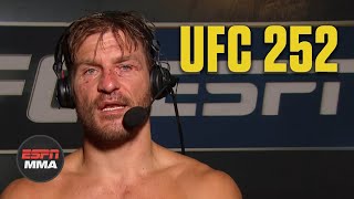 Stipe Miocic reacts to defeating Daniel Cormier  UFC 252 Post Show  ESPN MMA [upl. by Bloom146]