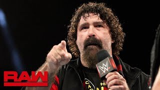 Mick Foley interrupts Elias Raw Sept 10 2018 [upl. by Shayla164]