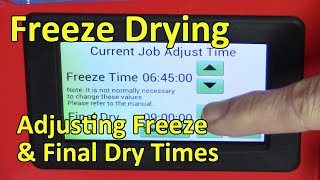 Adjusting Cycle Times on Our Harvest Right Freeze Dryer  Where I Tell You When All Batches Finish [upl. by Grishilda405]