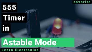 Using the 555 Timer in Astable oscillator Mode [upl. by Bree845]