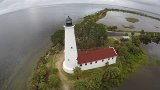 St Marks Lighthouse Fresnel Lens Installation [upl. by Eissirc]