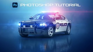 Realistic Car Reflection  Photoshop Tutorial [upl. by Ilah229]