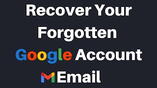 How To Recover Your Forgotten Google Account Email Address You Use To Sign In [upl. by Hiamerej]