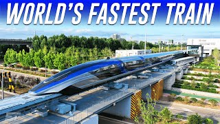 China’s New Maglev Bullet Train Is Now World’s Fastest Land Vehicle [upl. by Nirrat]