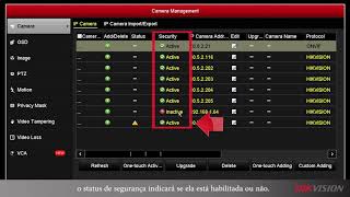 Como usar um NVR para ativar uma Câmera IP  Hikvision [upl. by Crispas469]