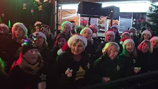 WHAT CHRISTMAS MEANS TO ME Rock Choir at Birkdale Lights Switch On 1st December 2024 [upl. by Zerat]