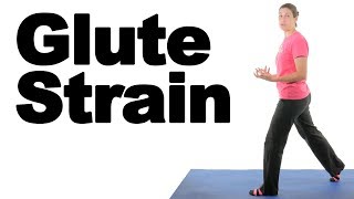 Gluteus Maximus Glute Strain Stretches amp Exercises  Ask Doctor Jo [upl. by Eiduj35]