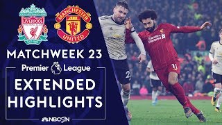 Liverpool v Man United  PREMIER LEAGUE HIGHLIGHTS  1192020  NBC Sports [upl. by Esojnauj583]