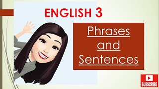 Phrases and Sentences for Grade 3 [upl. by Harbard]